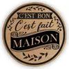 Image de Set de table rond FAIT MAISON ˜ 38cm en jute CD6246