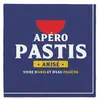 Image de Sachet de 10 petites Serviettes Pastis en papier CD8779
