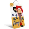 Image de Plaque métal FANNY pétanque club 20x14cm CD8952