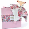 Image de Doudou plat p ©tale Faon Boh'aime (27 cm)