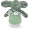 Image de Veilleuse musicale culbuto vert sauge Lapin Doudou (24 cm)