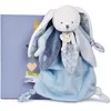 Image de Doudou Lapin Vanille Fraise bleu (25 cm)