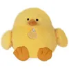 Image de Peluche poussin Piou jaune (15 cm)