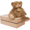 Image de Coffret peluche Calin'ours Les Ours marron (25 cm)