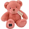 Image de Peluche le Nounours rose praline (28 cm)