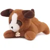 Image de Peluche Les P'tits Relax Chien marron (22 cm)
