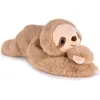 Image de Peluche paresseux marron lesté PODCOLL (40 cm)