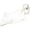 Image de Doudou plat Léon le hérisson écru (25 x 25 cm)