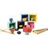 Image de Jeu de tri en bois avec pinces
