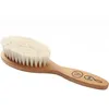 Image de Brosse à cheveux bébé en hêtre rouge et soie de chèvre