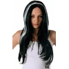 Image de Perruque Mechée Noir et Blanc - Accessoire Halloween 873161