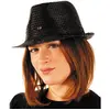 Image de Chapeau borsalino sequin noir FETE-865090603