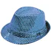 Image de Chapeau borsalino sequin bleu turquoise FETE-865090615