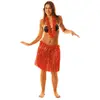 Image de Jupe Hawaï rouge 45 cm FETE-87324905