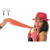 Image de Cravate fluo rose adulte FETE-3333