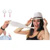 Image de Cravate satin blanche adulte FETE-3335