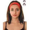 Image de Bandeau pour cheveux 80's rouge FETE-888025