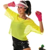 Image de Tee-Shirt Fishnet Jaune Fluo - Adulte 86539
