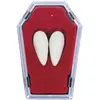 Image de Boite de 2 Canines de vampire dans cercueil FETE-33327