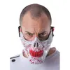 Image de Demi-masque Tête de mort ensanglantée FETE-33319