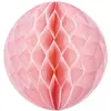 Image de Boule alvéolée rose 30 cm FETE-50232L