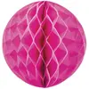 Image de Boule alvéolée fuchsia 30 cm FETE-50231L