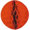 Image de Boule alvéolée rouge 20 cm FETE-50229M