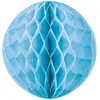 Image de Boule alvéolée bleu dragée 20 cm FETE-50223M
