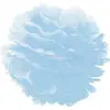 Image de Boule Pompon Papier De Soie Bleu dragée 40 cm FETE-502402