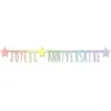 Image de Guirlande lettres et étoiles Joyeux anniversaire, Multicolore FETE-81290