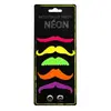 Image de Set de 5 moustaches néon FETE-9069