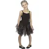 Image de Tutu noir avec étoiles hologramme 6/8 ans FETE-3332016