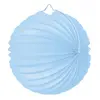 Image de Lampion rond  bleu tendre 30 cm FETE-502140L