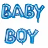 Image de Ballon mylar Baby Boy, bleu FETE-333619