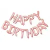 Image de Ballon mylar Happy birthday Rose Gold FETE-333672