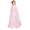 Image de Cape de princesse plume rose et or enfant FETE-90872P