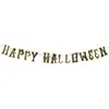Image de Guirlande Lettres Happy Halloween 2m noir/or FETE-812590HP