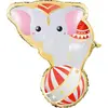 Image de Ballon mylar Eléphant vintage circus 90 cm FETE-333503