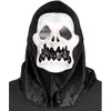 Image de Masque crâne ouvert avec capuche FETE-4097