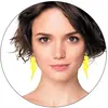 Image de Boucles d'oreilles Flash néon jaune FETE-90647