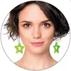 Image de Boucles d'oreilles Star néon vert rdlf-FETE-90652