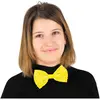 Image de Noeud papillon sequin néon jaune FETE-90659