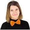 Image de Noeud papillon sequin néon orange FETE-90661