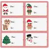 Image de Sachet de 12 étiquettes cadeau de Noël adhésives Sweety Xmas FETE-913501B
