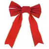 Image de Noeud Velours rouge et or, 21x29cm taille M FETE-908281