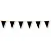 Image de Guirlande Fanions 3 mètres, Noir et Or FETE-913811