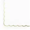 Image de Sachet de 16 serviettes festonnées Blanches FETE-91357