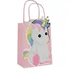 Image de Lot de 4 Sacs en papier Bébé licorne 15x20cm FETE-913355