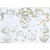 Image de Planche de 25 stickers bébé licorne FETE-913350