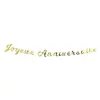Image de Guirlande Joyeux Anniversaire Métallisée Or FETE-913804